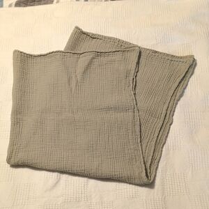 Green H&M Muslin Blanket